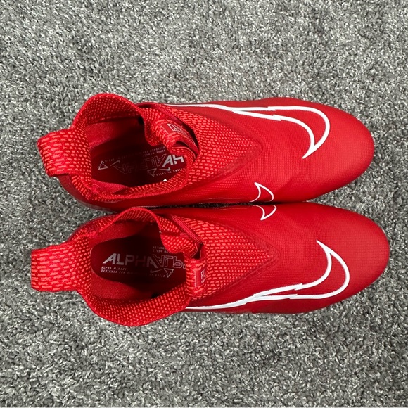 Nike Alpha Menace Elite 3 Men's Football Cleats Shoes Size 12 Red CT6648-616 - Picture 15 of 16
